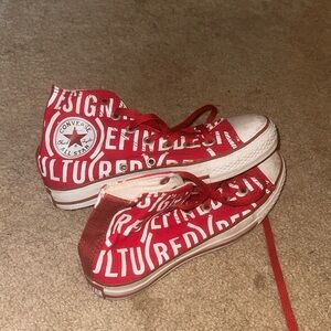 Product red converse rent 4.5 4 1/2  aids awareness Broadway feed